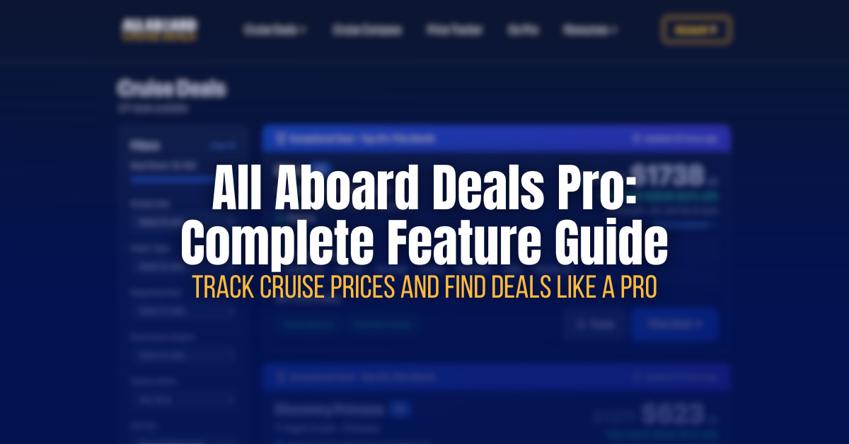 How to Use All Aboard Deals Pro: Complete Feature Guide